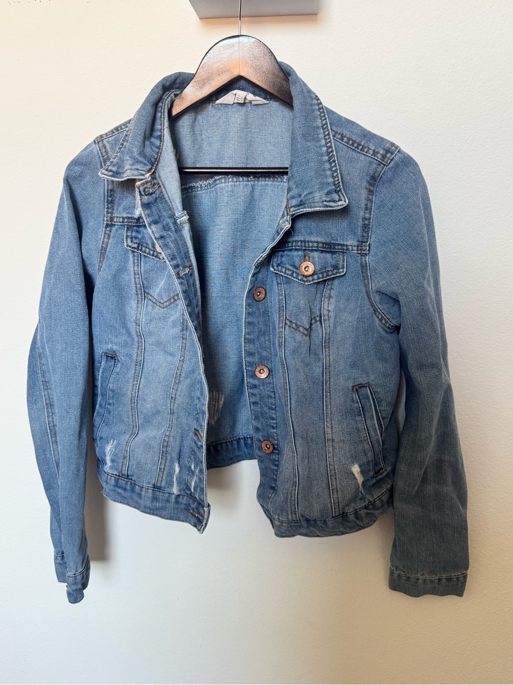 Ci Sono Light Blue Denim Jacket for Kids